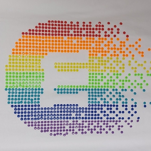 NWT M&M World Rainbow Studded Short Sleeve Tshirt Size Large - Picture 4 of 6